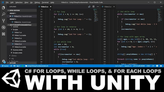 make professional script for your unity project