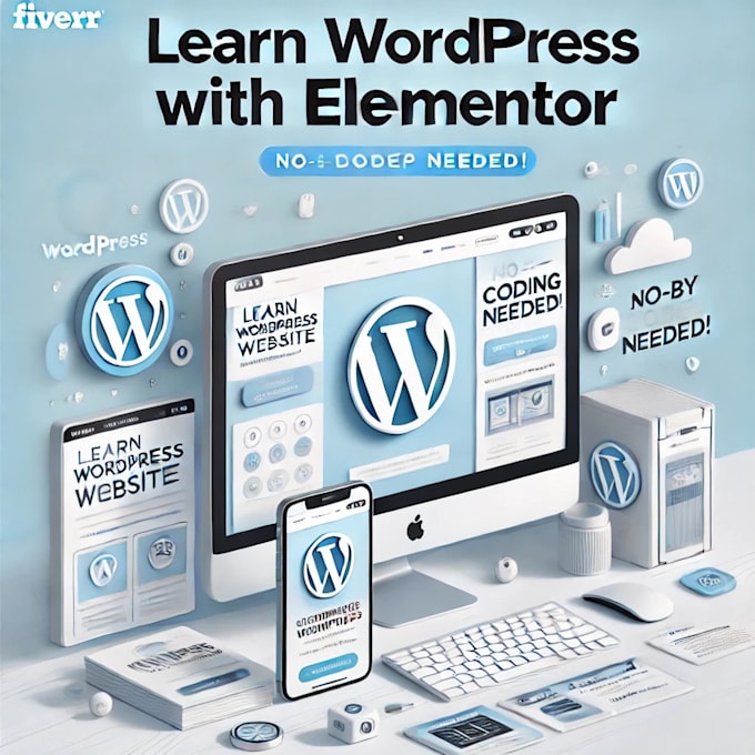 teach you how to make a wordpress website using elementor