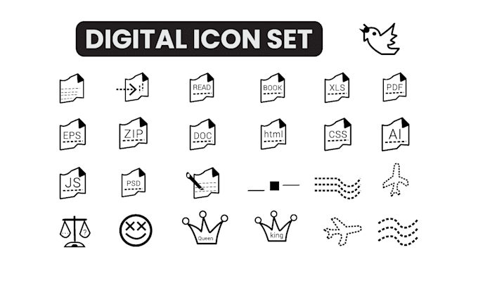 do custom icon design using adobe illustrator