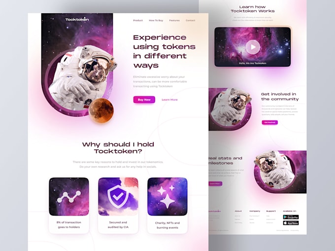 design a premium, static websites