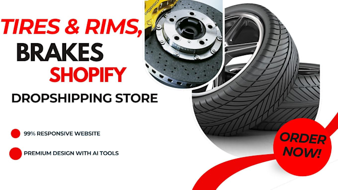 create a professional dropshipping store for auto parts