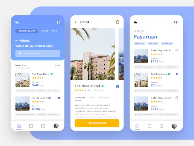 develop all in one hotel booking system, hotel management system, admin portal