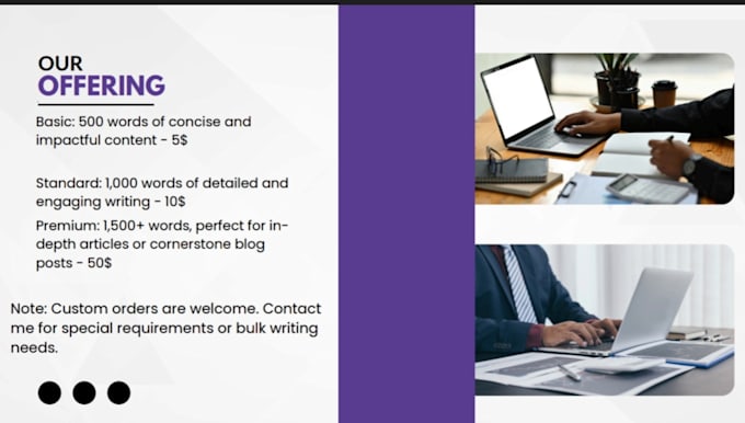 do high quality SEO optimized articles with images