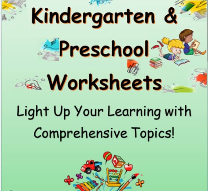 create custom kindergarten worksheets