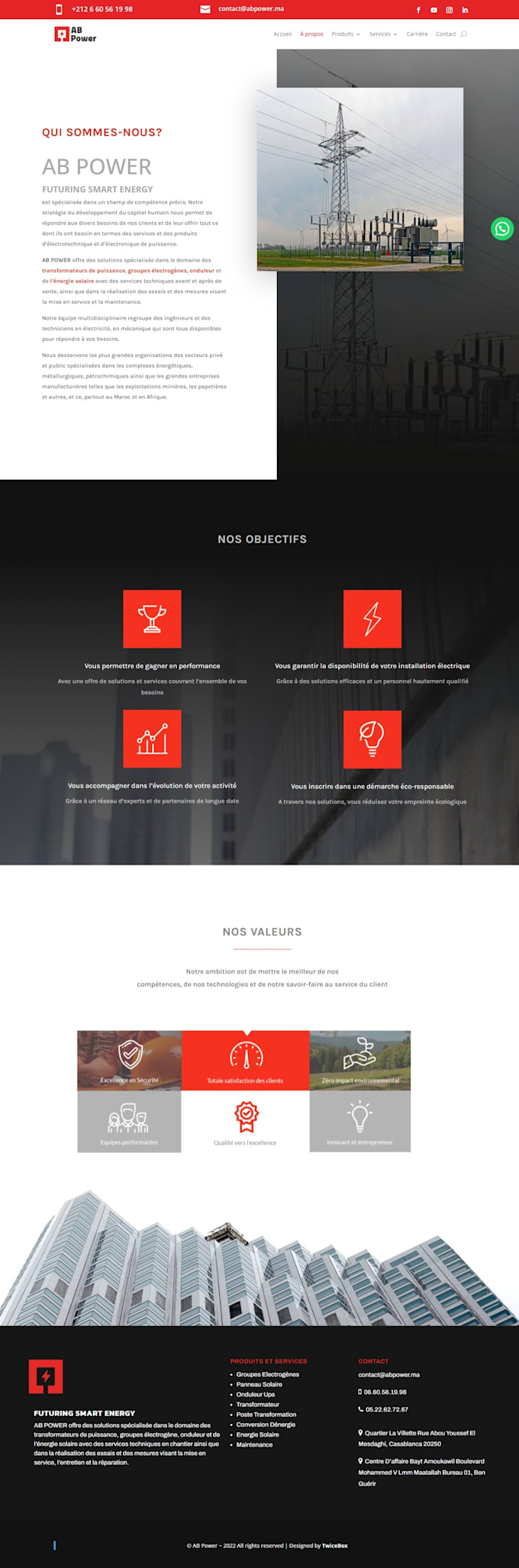 Design clean and responsive wordpress website by Hamzatouati205 | Fiverr