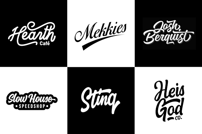 create a custom hand lettering logo and typography design