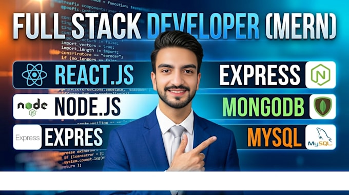create  a high quality react js website as a mern stack developer