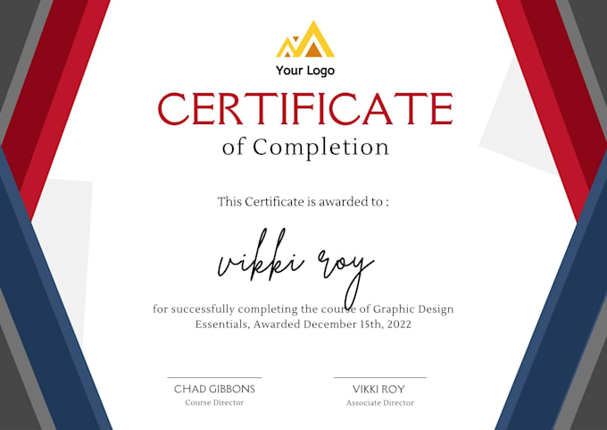 all certificate design any diploma certificate