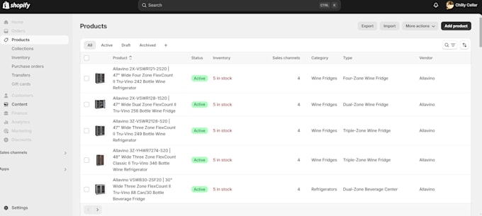 do shopify product listing and shopify product upload