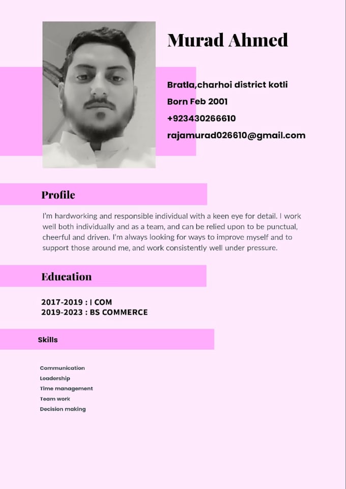 do writing resume for your career