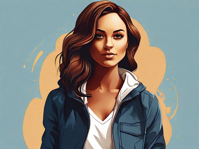 draw portrait vector art
