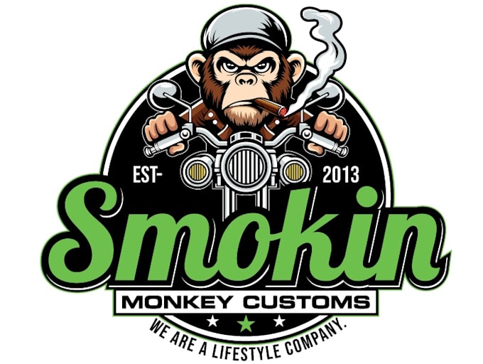 design luxury monkey logo