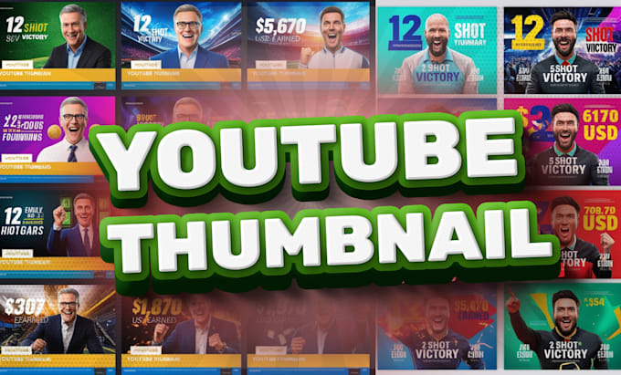 design amazing youtube thumbnail in 1 day