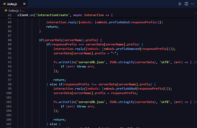 develop a customized javascript bot