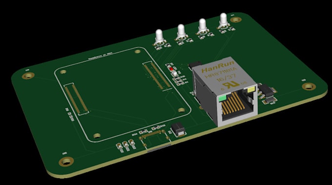 do a circuit design, schematic diagram and pcb design