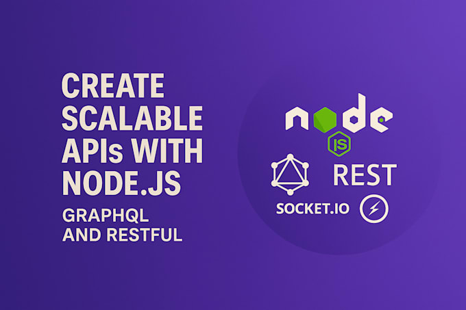 create scalable rest graphql and websocket apis in nodejs