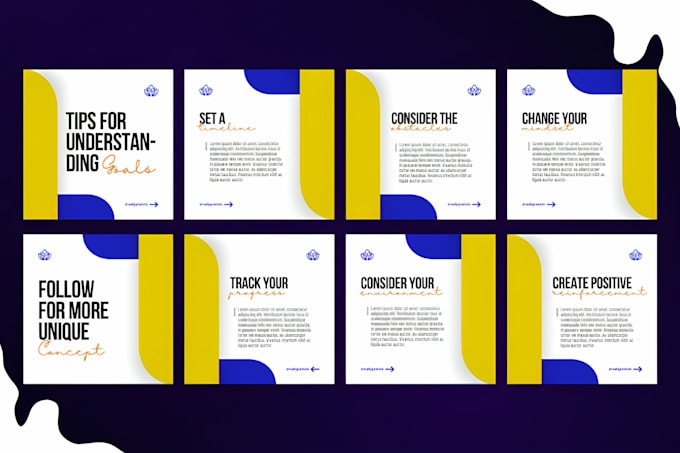 design custom carousel post for instagram, linkedin,facebook