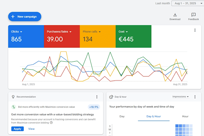 google ads audit and optimization ppc campaign manager, performance max setup