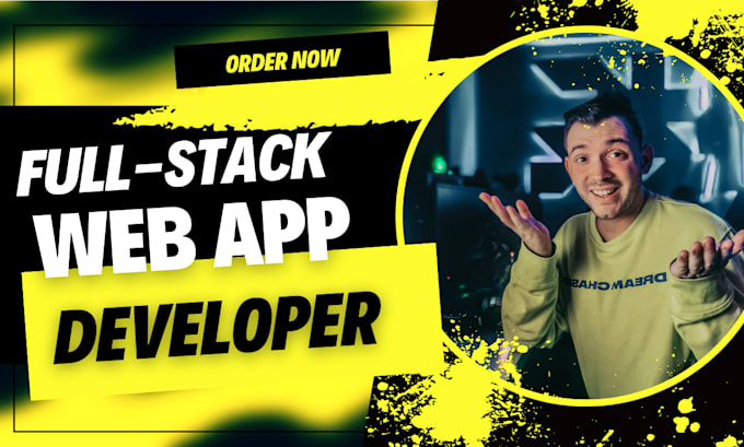 do software development, full stack web application backend, front end developer