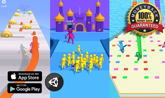 provide unity mobile game development services