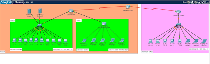 make networks on cisco packet tracer
