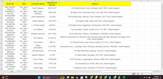 create google spreadsheet for your amazon orders
