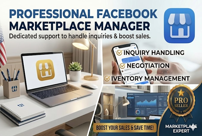 be your professional facebook marketplace manager