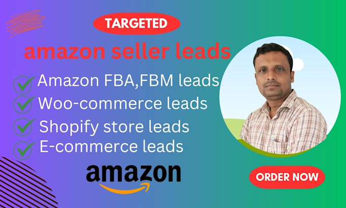 provide amazon ecommerce and shopify b2b seller leads