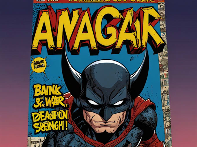 design comic book and custom illustration