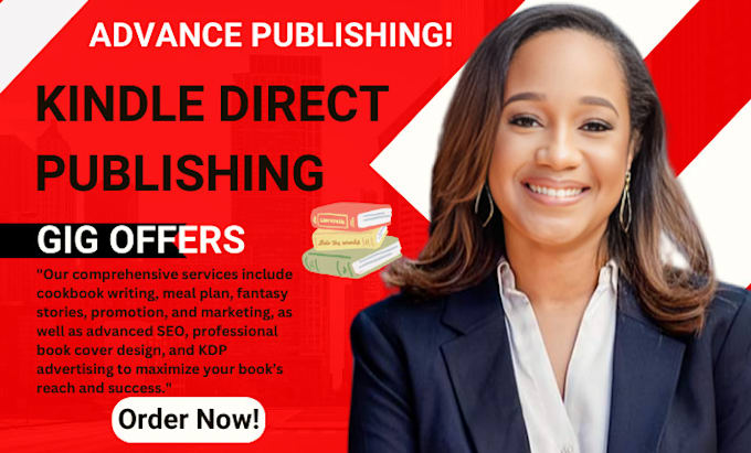 amazon kdp cookbook formatting, layout design, kindle publishing meal plan book