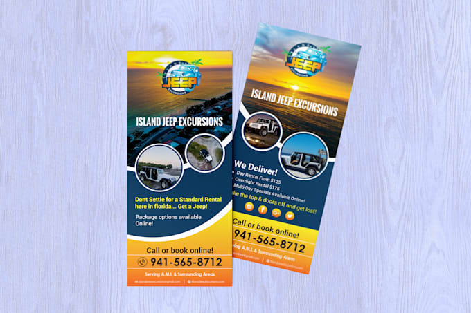 design awesome rack card or dl flyer for your business