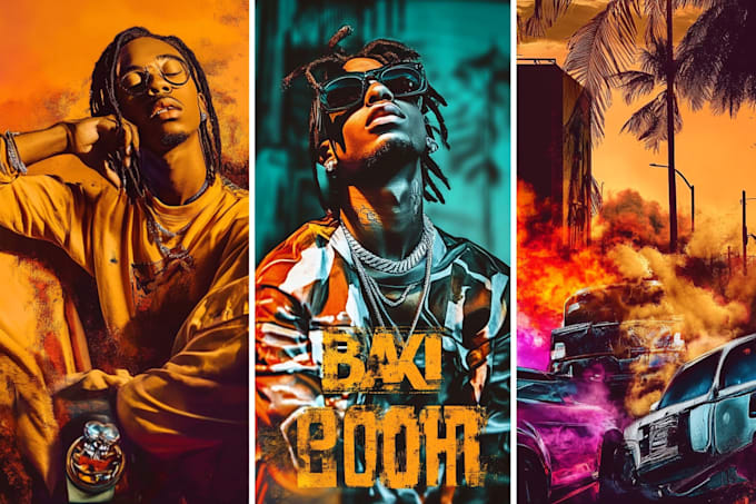design professional album cover , mixtape cover design