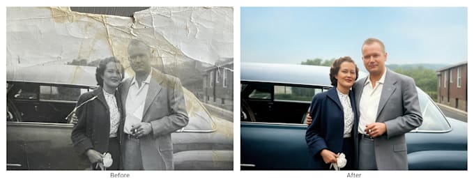 restore, repair, colorize, and enhance your old photos