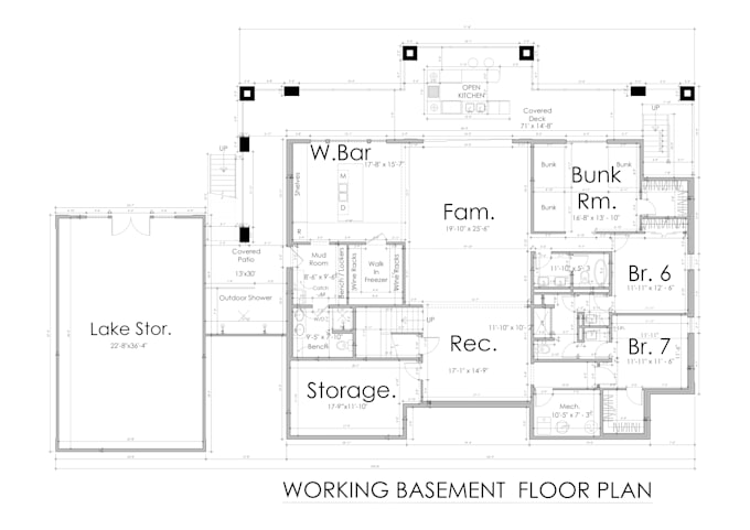 design house with complete architectural permit set using icf and sips