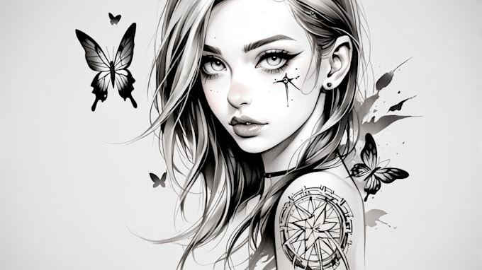 create a realistic realism tattoo design for you