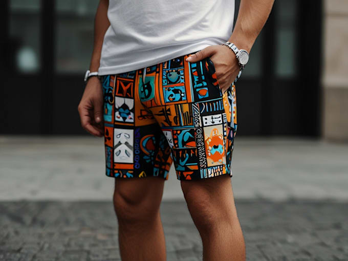 create streetwear shorts design