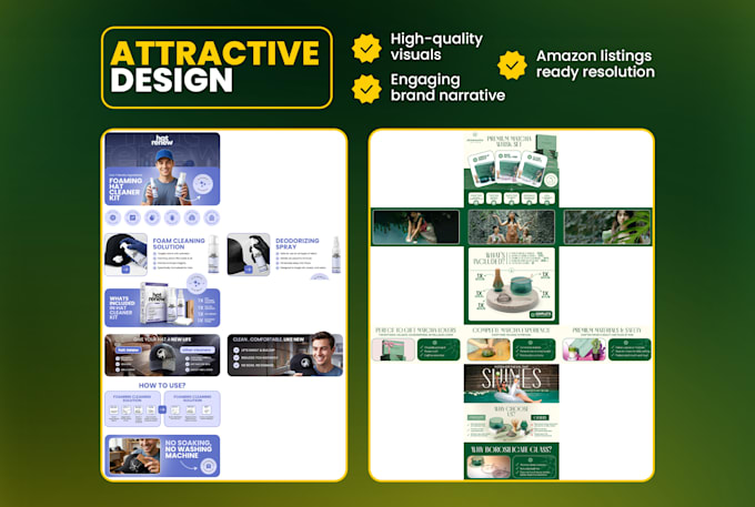 design and upload premium amazon a plus content, premium ebc