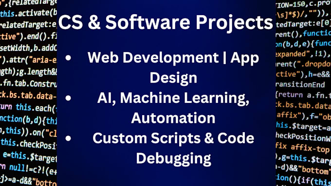 assist with computer science and software engineering projects