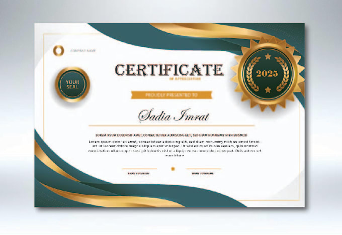 do different certificate design and congratulations cards