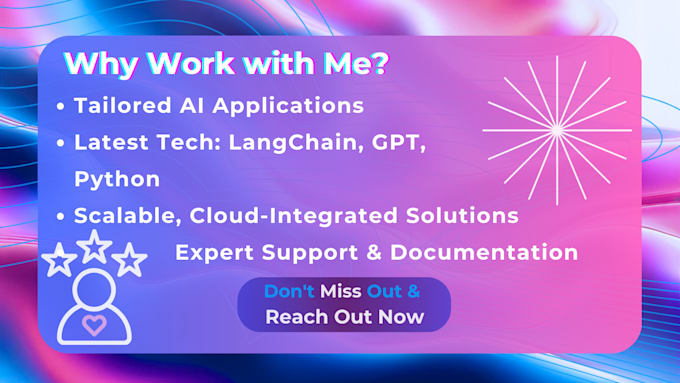 develop custom ai saas, gpt assistants, langgraph agents, cloud solutions,python