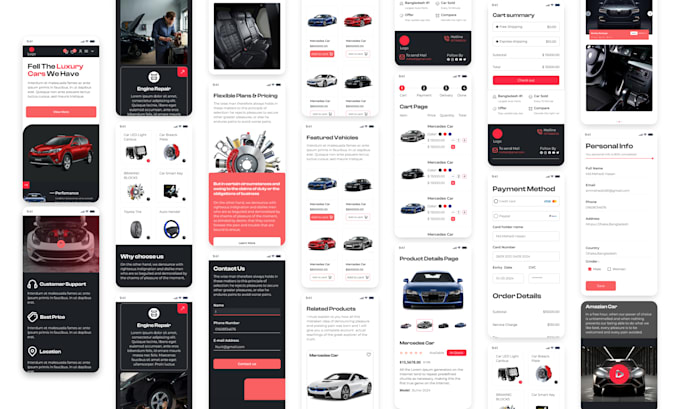 create mobile app design,figma app design,app design