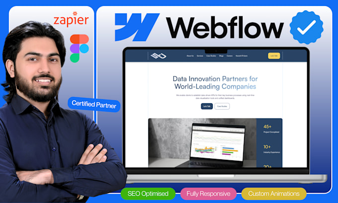 make a business portfolio on webflow