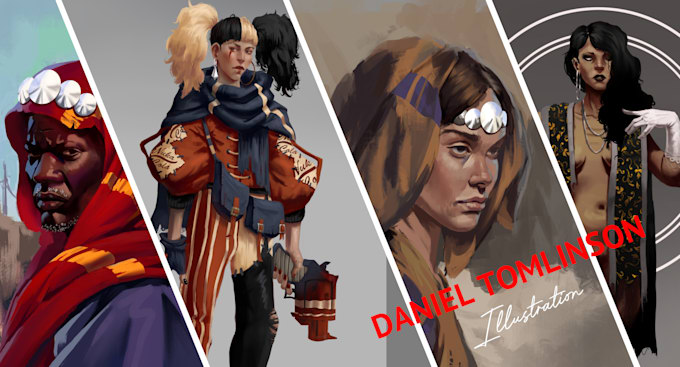 character design and concept art no ai