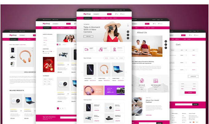 do web development as full stack web developer, frontend backend developer