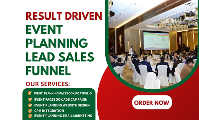setup event planning facebook ads to generate exclusive event planning leads
