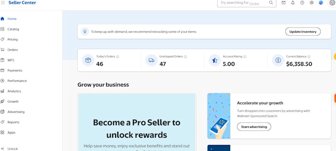 walmart dropshipping, walmart 2 step ds ebay store manager