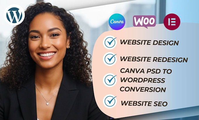 design or redesign wordpress ecommerce website, wordpress website development