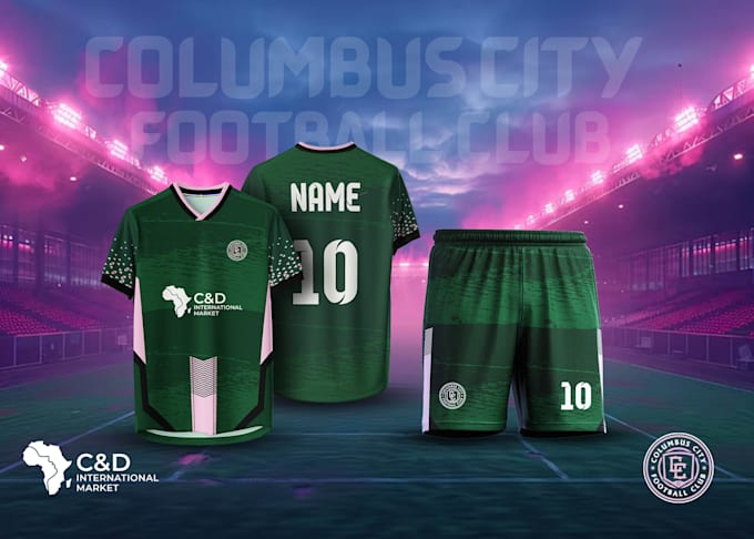 design sublimation football jersey