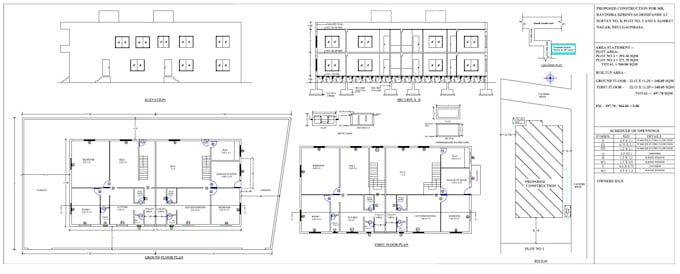 do submission drawings for various purposes