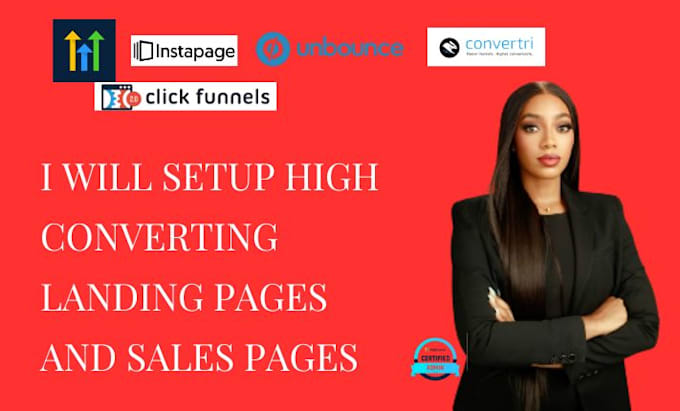 setup landing page in unbounce funnel cockpit clickfunnel gohighlevel convertkit